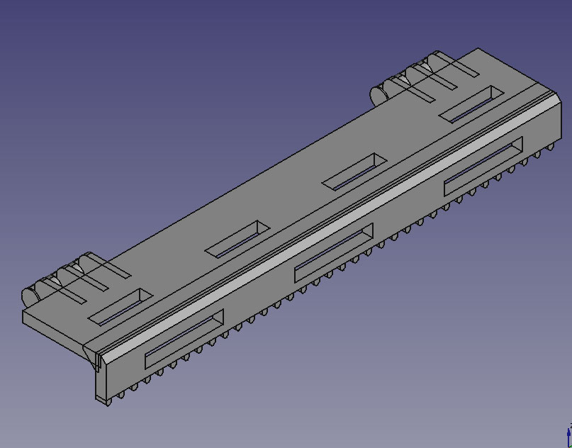Kumaş kelepçeli paspas 150x400mm (Plastik Aparattır!!!)