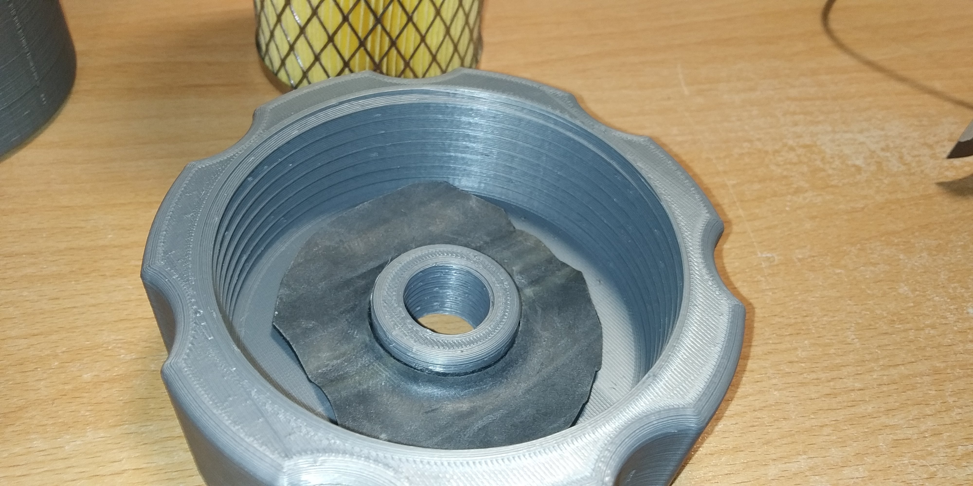 kompresör 007 için hava filtresi muhafazası (Plastik Aparattır!!!)