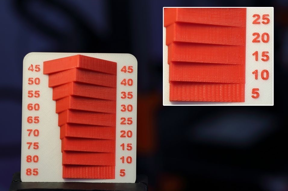 3d модель Калибровочная модель Slope Angle для 3d принтера - скачать ...