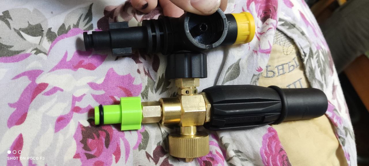 FinePower FG0421 Köpükleme Ajanı için Huter M (xxx) lavabosuna adaptör (Plastik Aparattır!!!)