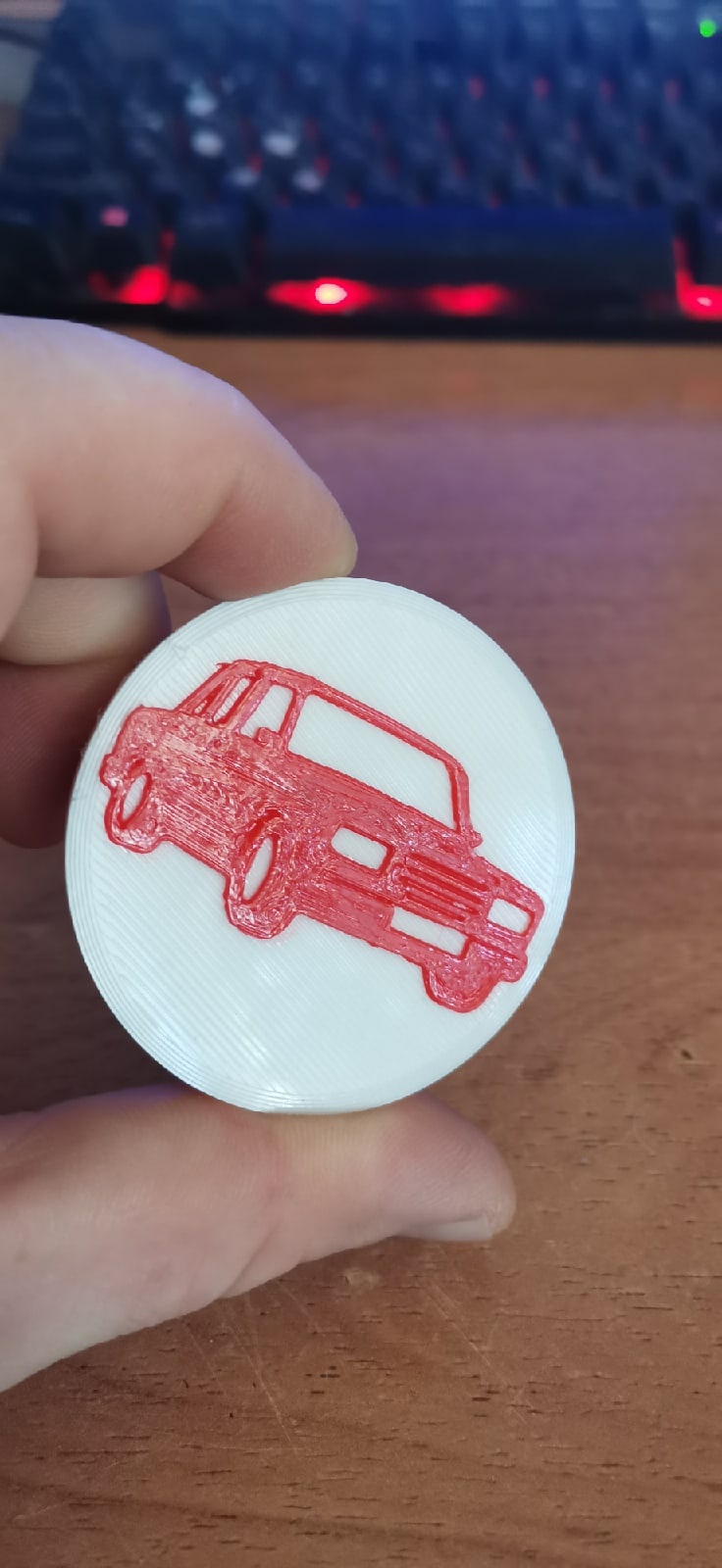 Bir döküm diskinin kapağı. (Plastik Aparattır!!!)