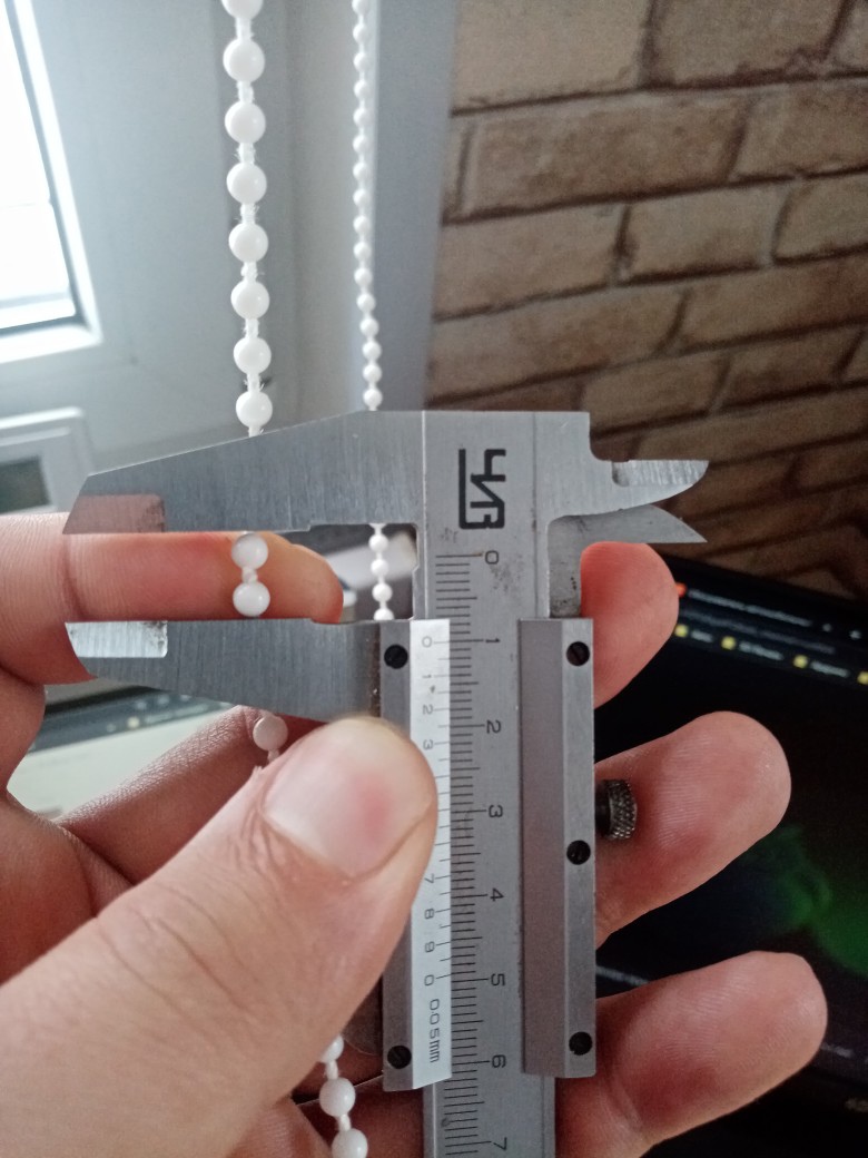 Bir silindir perdeleri zinciri altında dişli (Adım 5.8 ile 8 oyuk) (Plastik Aparattır!!!)