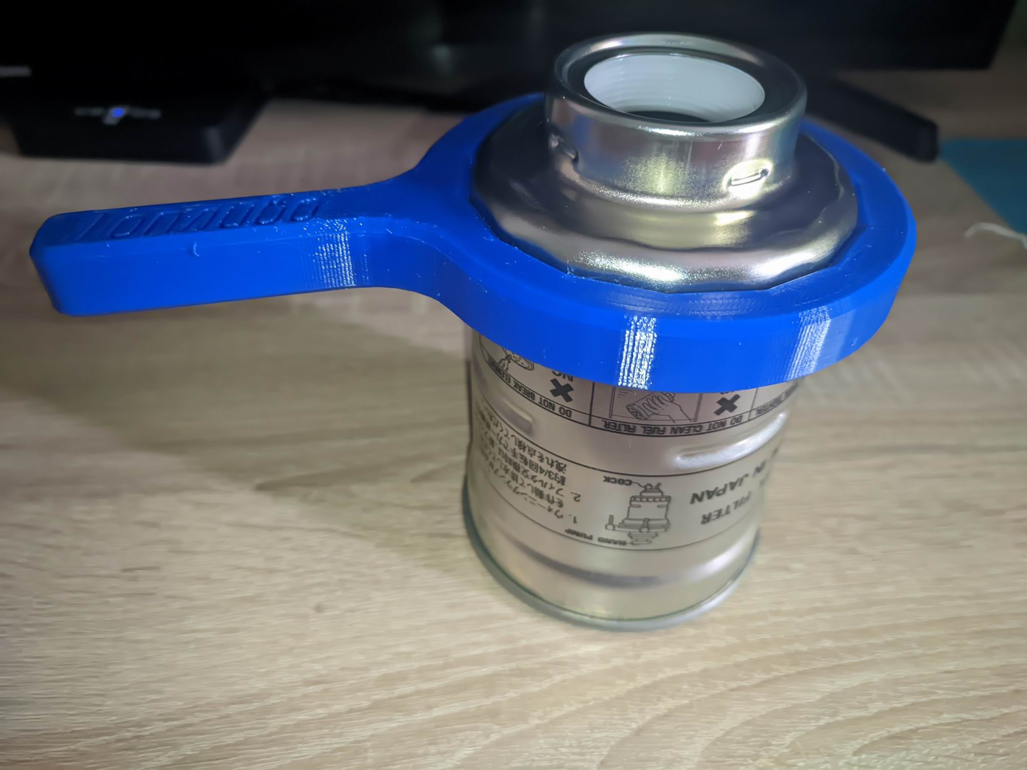 Yakıt filtresi hamuru 15 yüze 85 mm'dir. (Plastik Aparattır!!!)