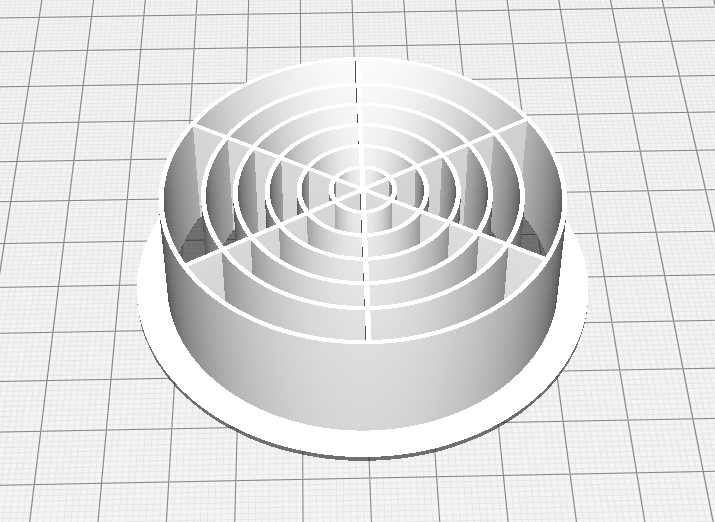 Bulaşıklı bir dolap için havalandırma ızgarası. Deliğin altında f64mm (Plastik Aparattır!!!)
