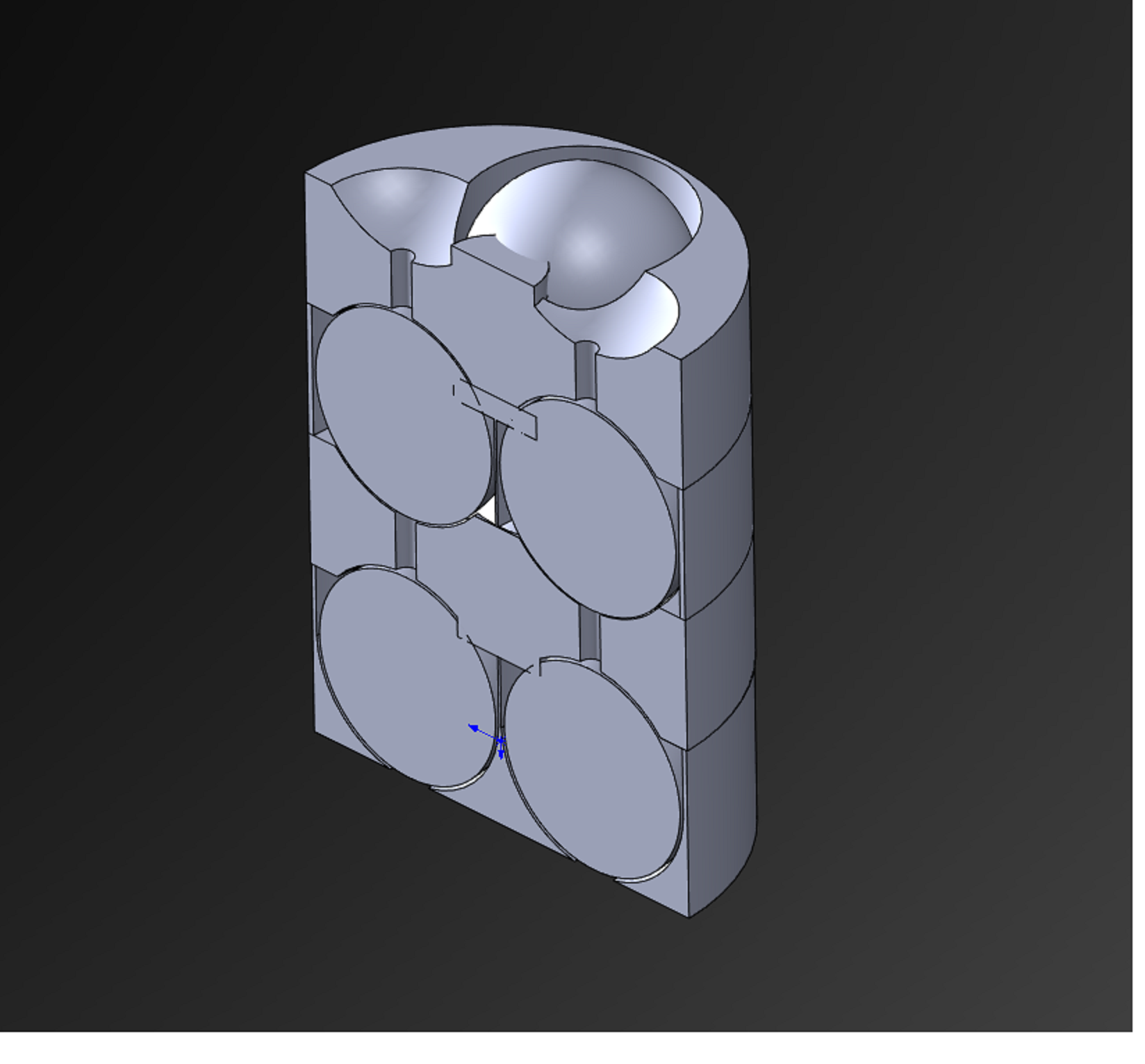 Buckshot 8.5mm koordinasyonu için 12K konteyner. (Plastik Aparattır!!!)