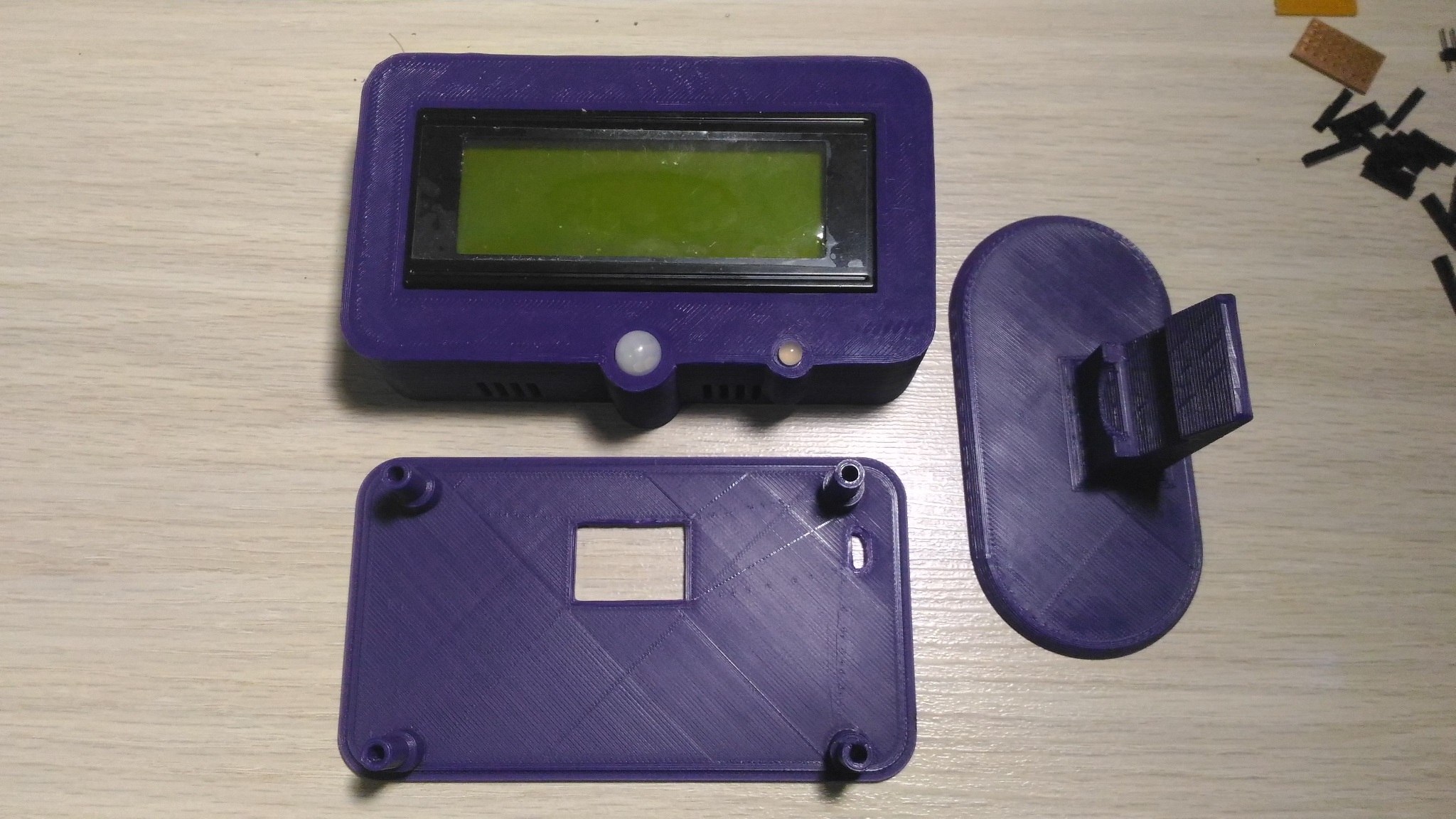 Meteoroloji istasyonu saati için kasa (Plastik Aparattır!!!)