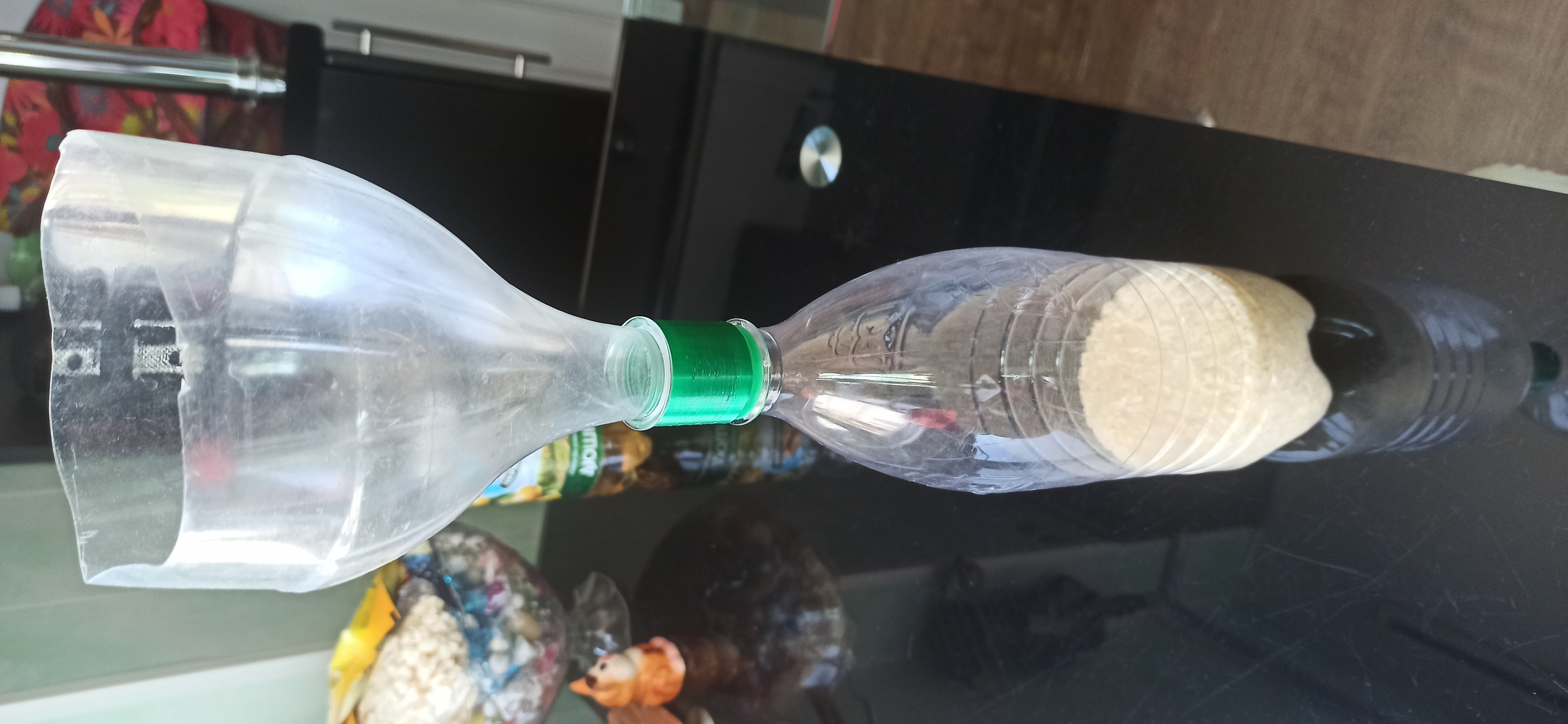 Pet şişeleri için geçiş (Plastik Aparattır!!!)