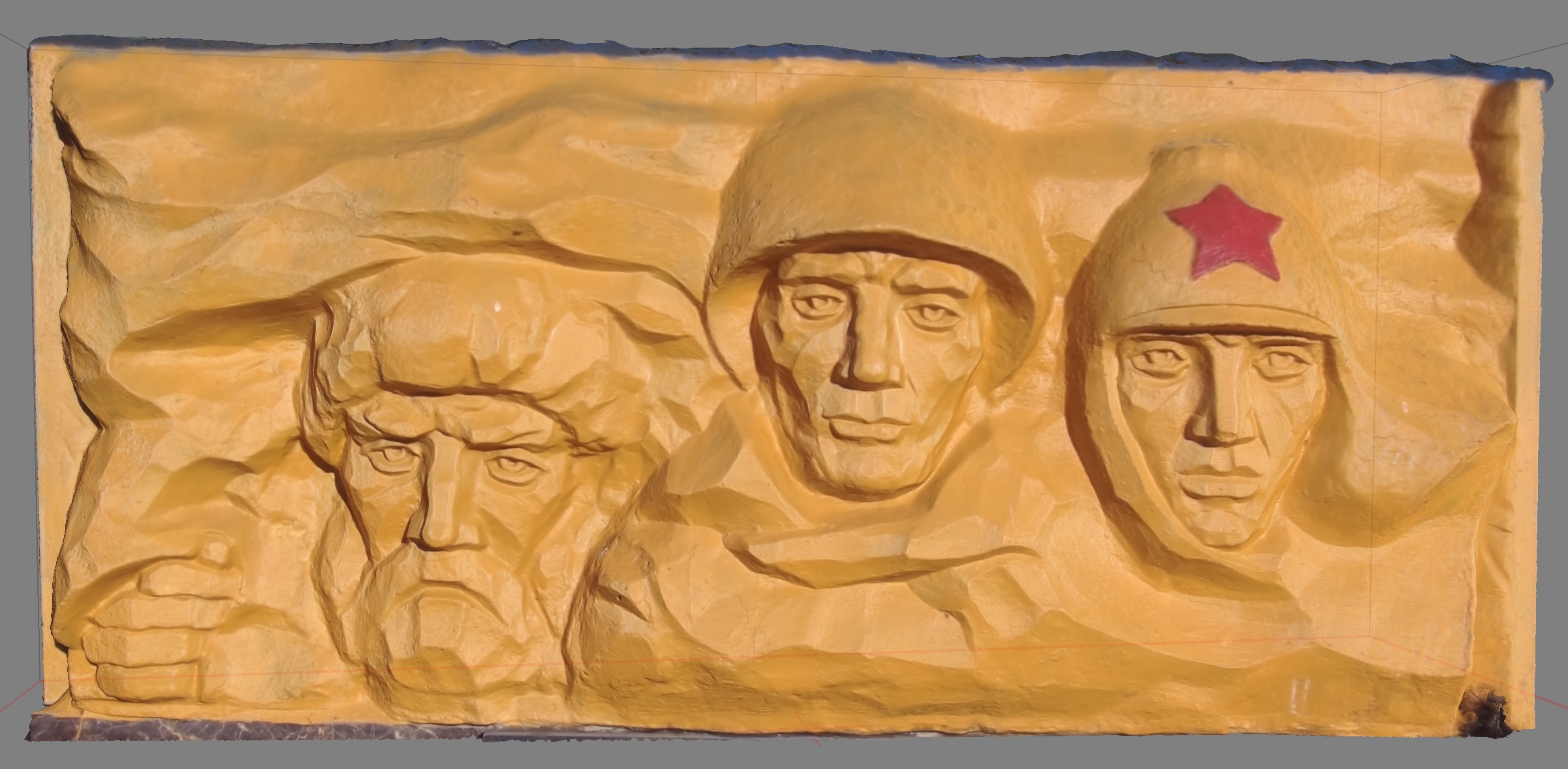 Büyük Vatansever Savaş Gazilerinin 3D Taraması (I. Dünya Savaşı). (Plastik Aparattır!!!)