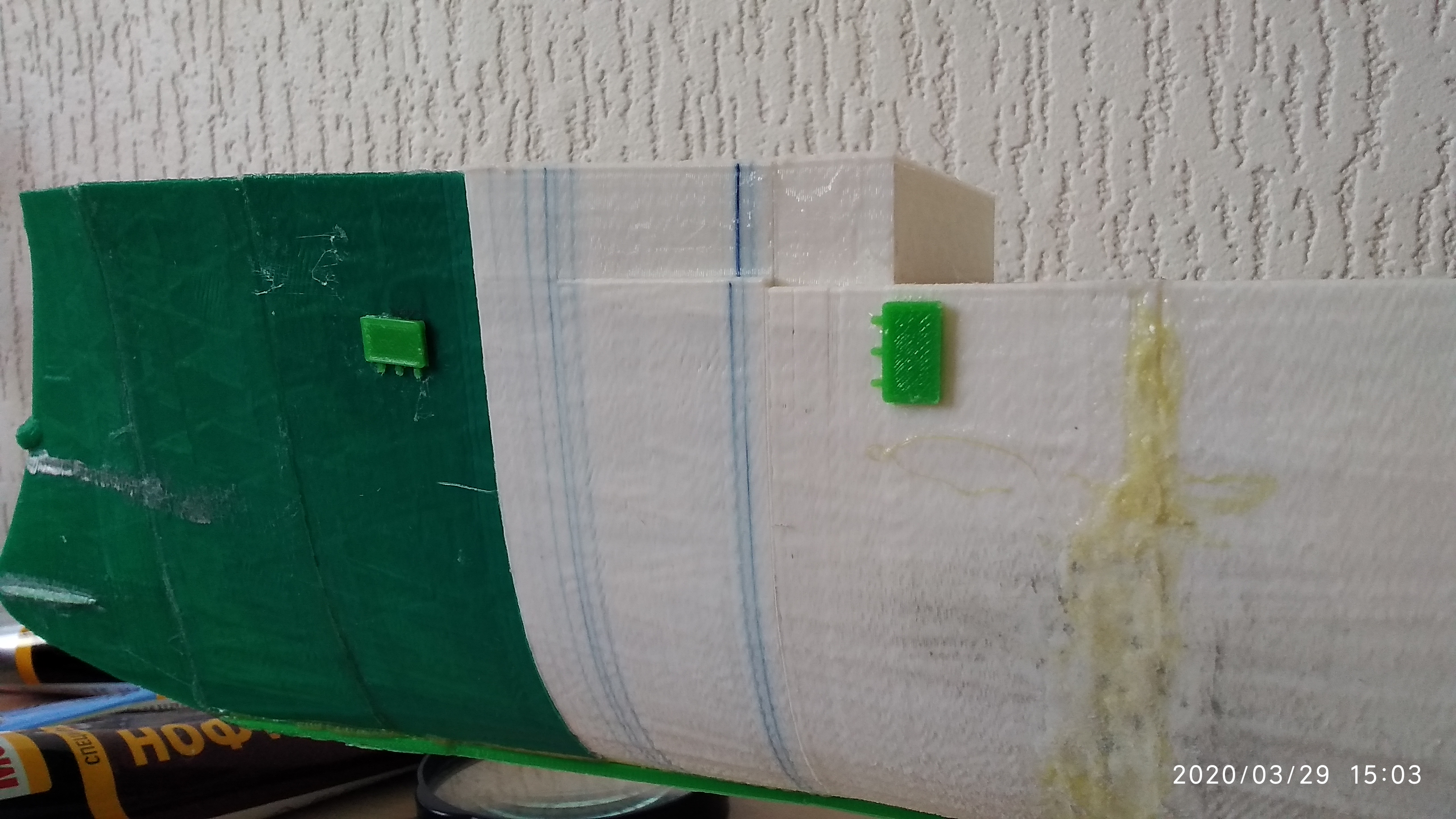 Aurora 1:100. Ram takviyesi, kapaklar ve çöp manşonları. (Plastik Aparattır!!!)