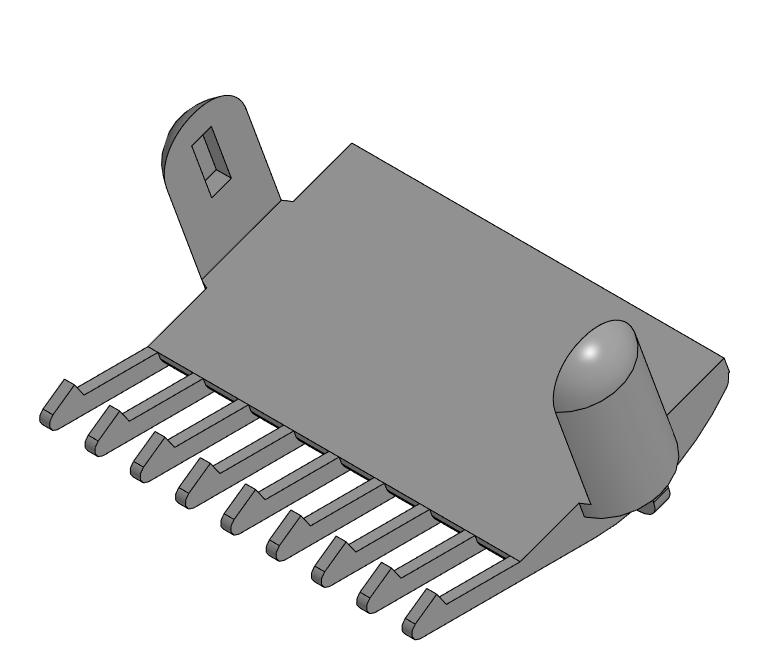 Bir saç kesimi makinesi için nozullar (Plastik Aparattır!!!)