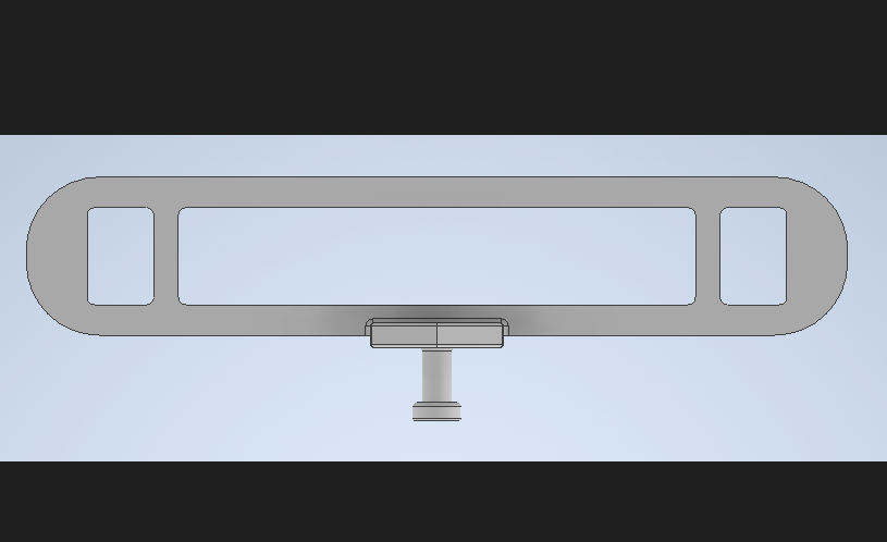 3d модель Фиксатор гребенки под ручку на алюминевое окно. +ипт файл ...