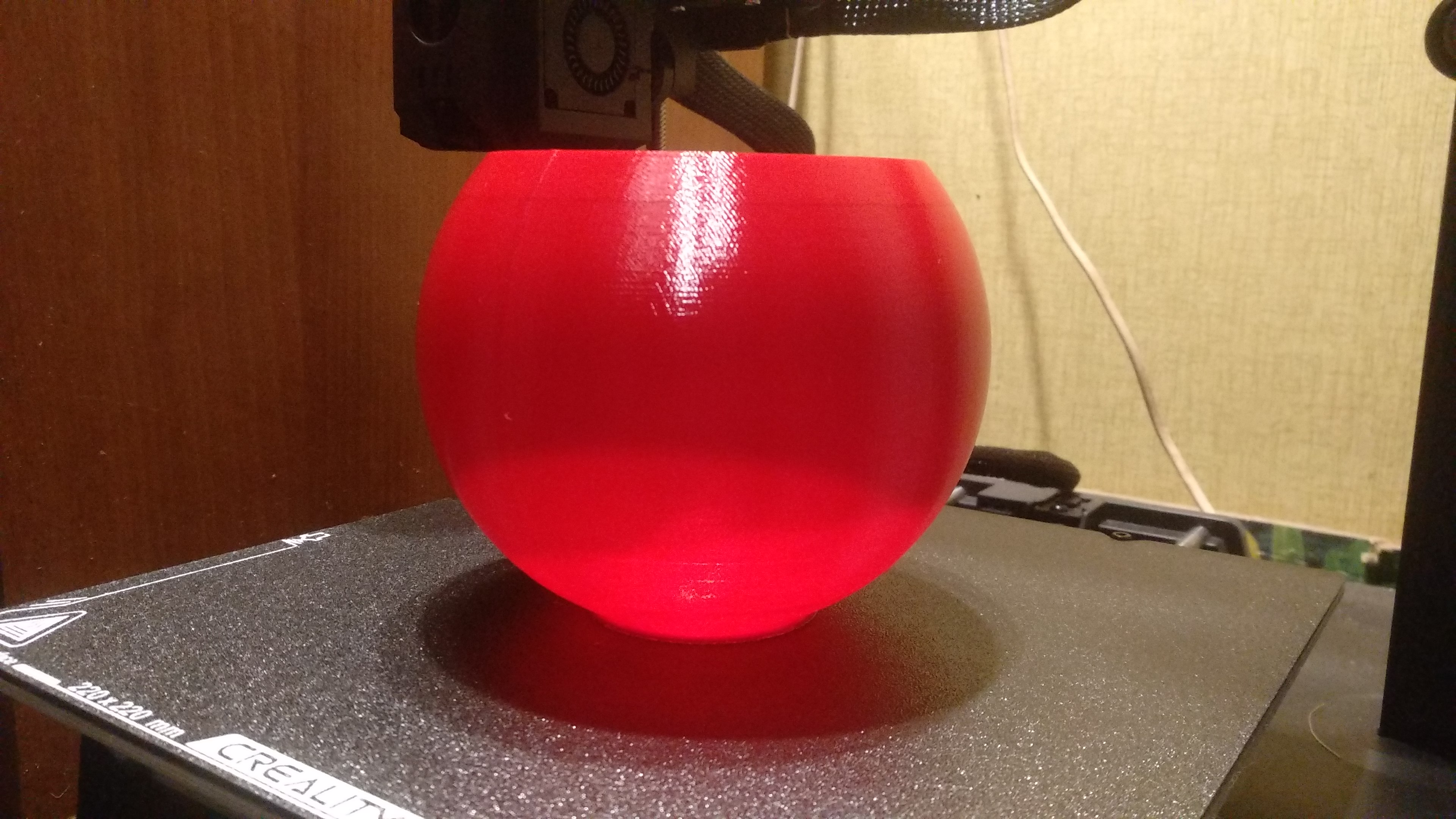 Abajur küresi kesik d=125mm, taban E27 (Plastik Aparattır!!!)