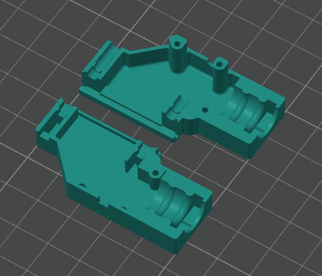 Açılı D-sub konnektörü için muhafaza (Plastik Aparattır!!!)
