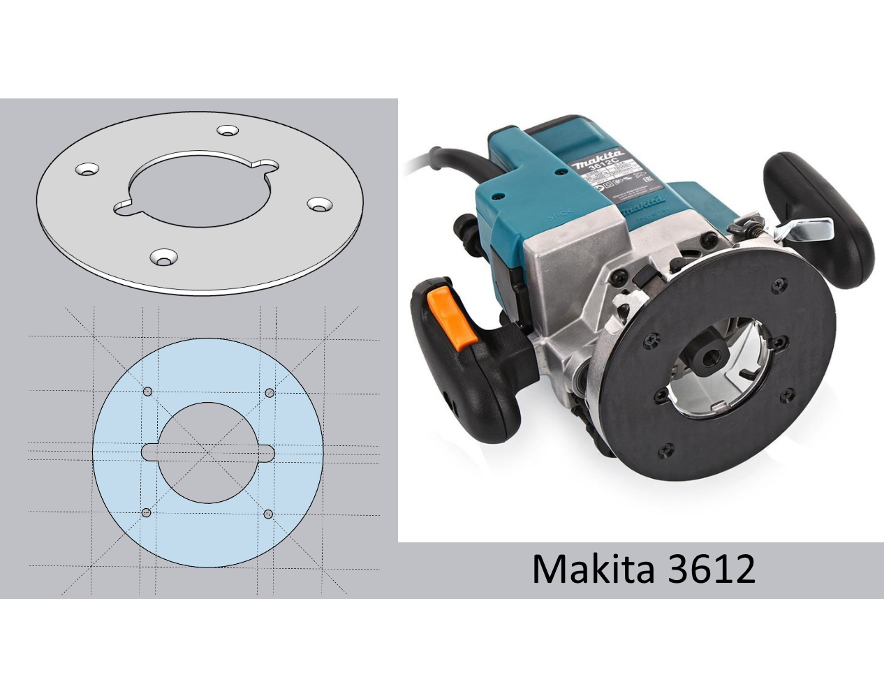 Taban taban plakası 3612 (Plastik Aparattır!!!)