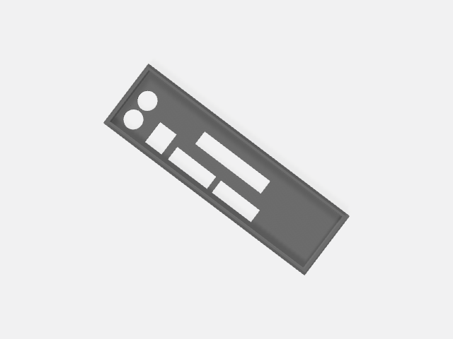 Anakart gigabayt GA-7ixe4 için arka panel (Plastik Aparattır!!!)