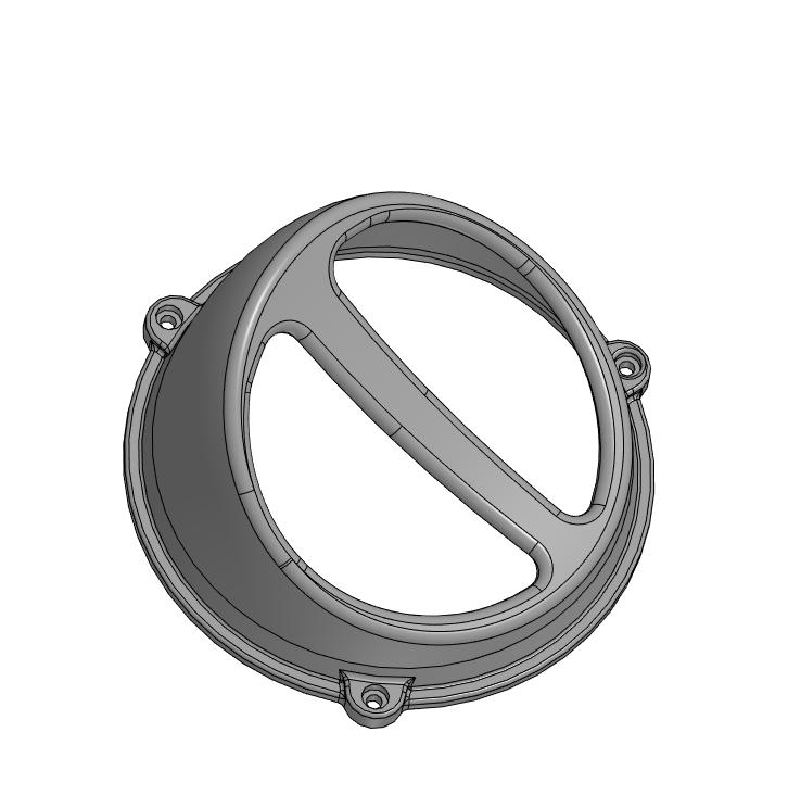 Bir scooter üzerinde soğutma spoiler / kapak kapağı (Plastik Aparattır!!!)