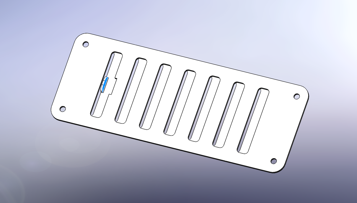 Damperli 110mm plastik hava kanalı için ızgara (Plastik Aparattır!!!)