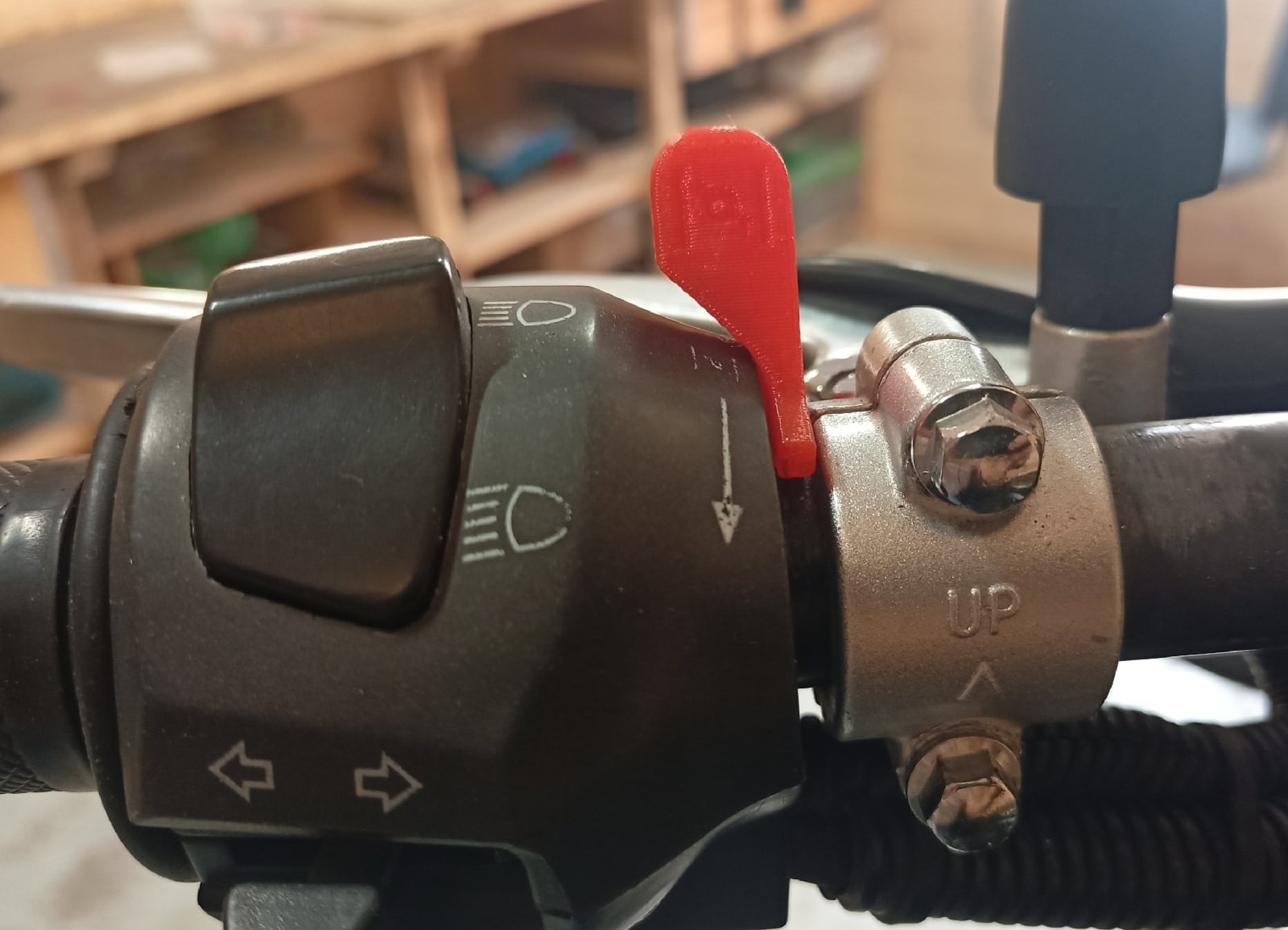 Sunza Lever ve Düğmesi Bir Motosiklet İçin "Başlat" (Plastik Aparattır!!!)