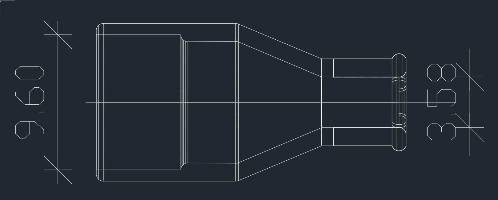 Telefonun hızlı şarj edilmesi için kabloyu ve manyetik konektörü bağlamak için muhafaza. (Plastik Aparattır!!!)