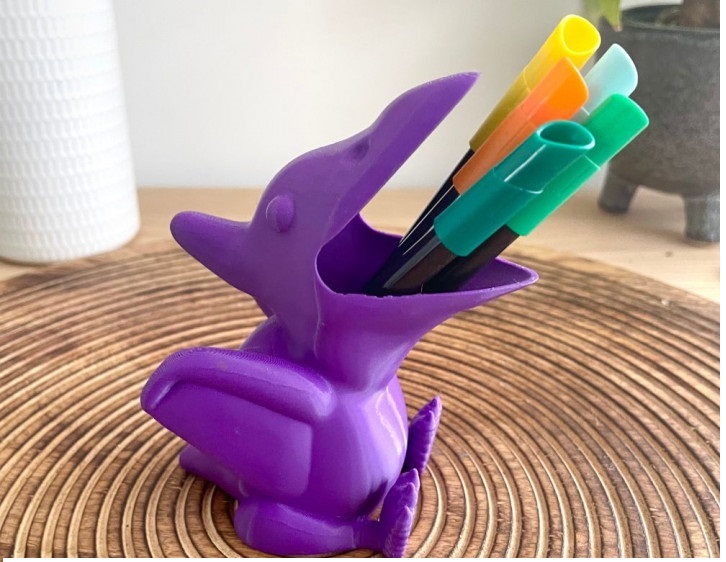 Kalemler ve kurşun kalemler için stand pterodactyl (Plastik Aparattır!!!)