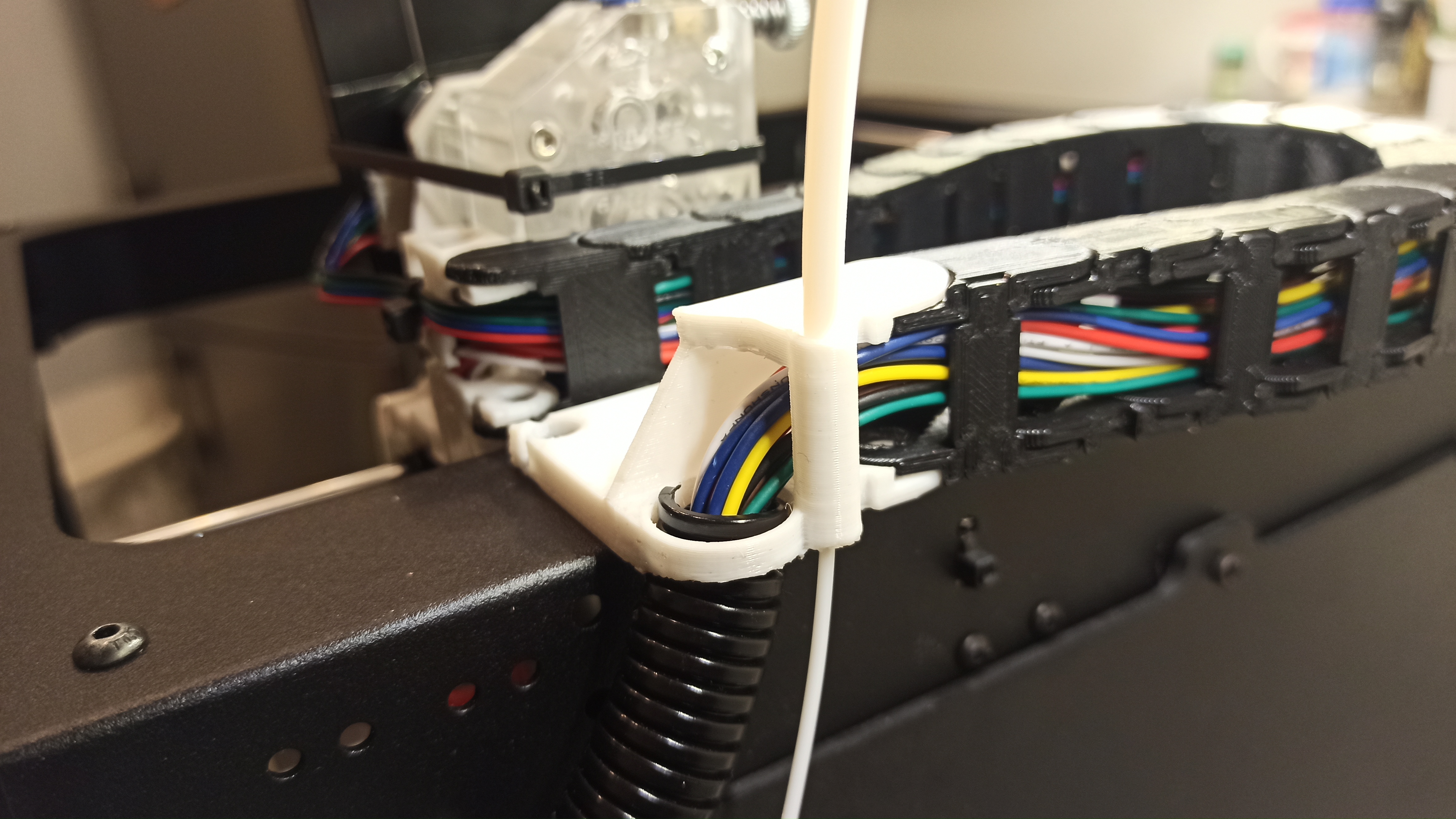 10 mm kanal kablosu için Flyingbear Ghost 5 Doğrudan Montaj (Yengeç) (Plastik Aparattır!!!)