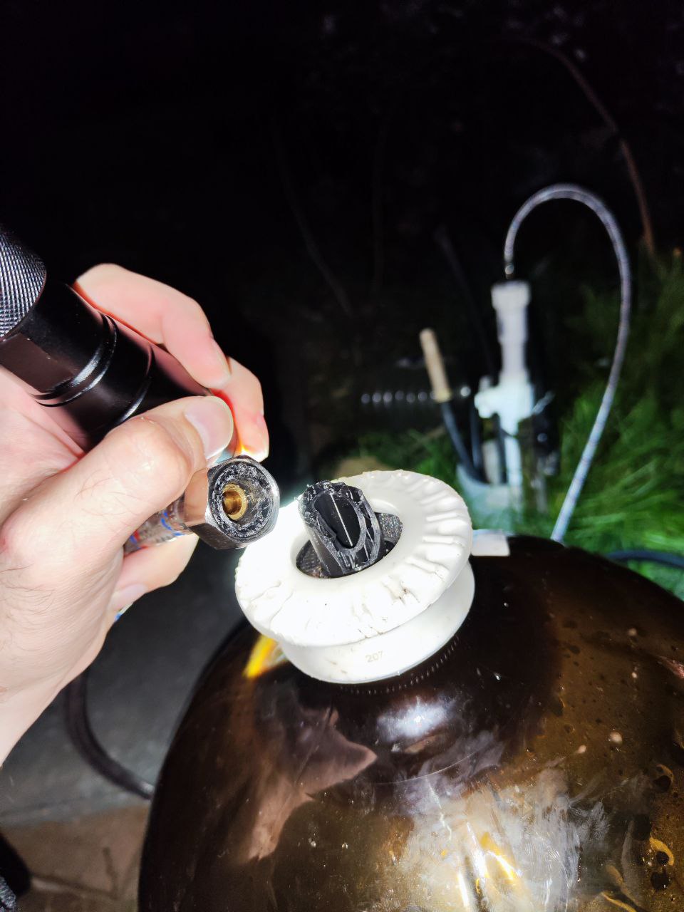 Bira fıçısından 1/2'ye adaptör bağlantısı (Plastik Aparattır!!!)