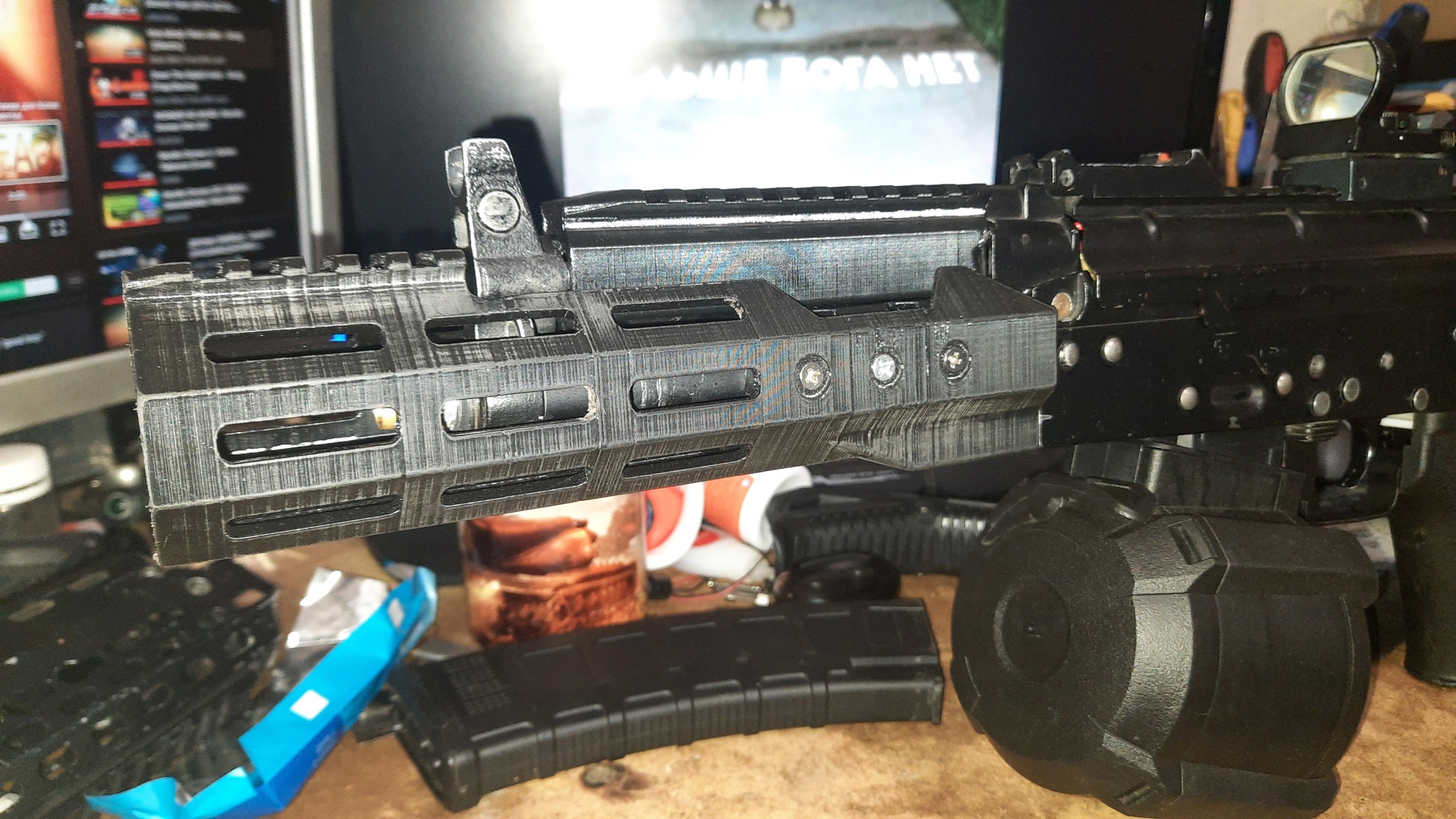 Cyma AKS-74U'da Tsevo M-Lok (Plastik Aparattır!!!)