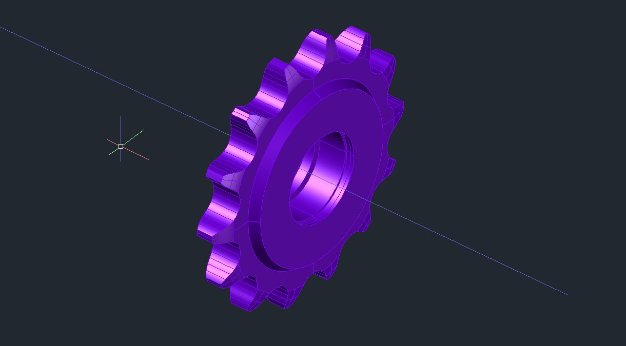 Zincir gergi yıldızı 14 dişli, adım 15.875, 629 yatağın altında (Plastik Aparattır!!!)