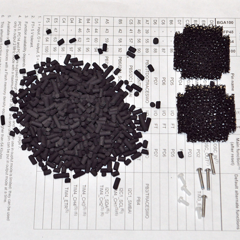 Bir fotopolimer yazıcı için kömür filtresi (Plastik Aparattır!!!)