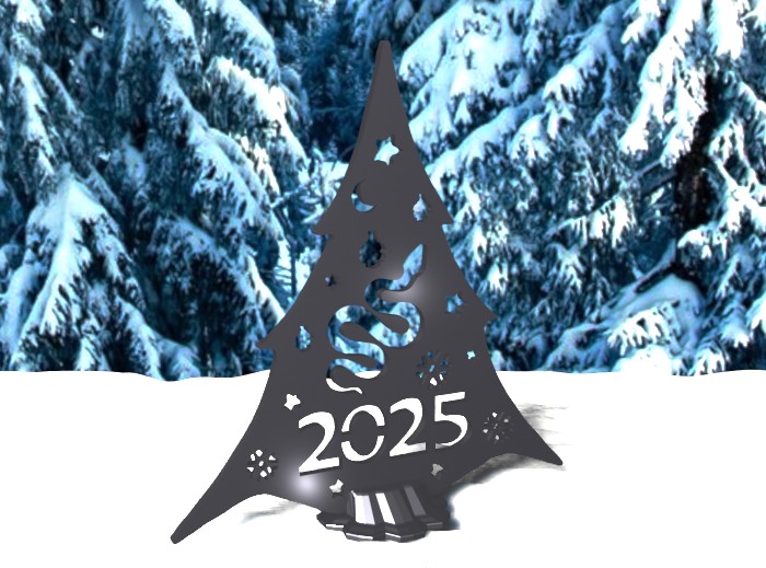 Yılanlı Noel ağacı 2025 (Plastik Aparattır!!!)