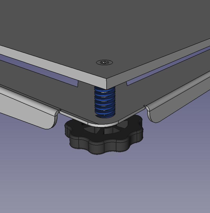 3D yazıcı tablosu için kuzu ayarlama (Plastik Aparattır!!!)