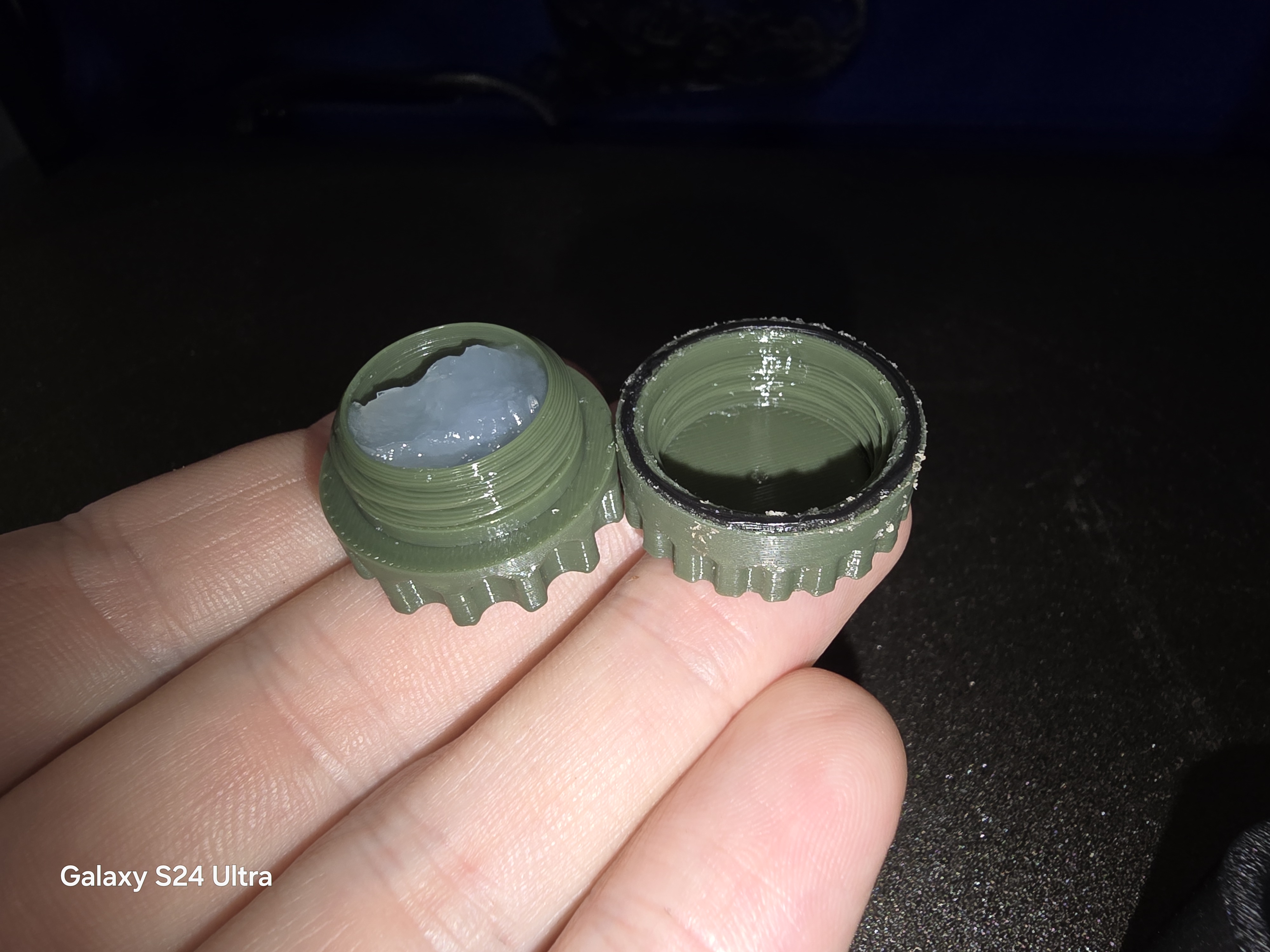 Contalı küçük kavanoz (Plastik Aparattır!!!)