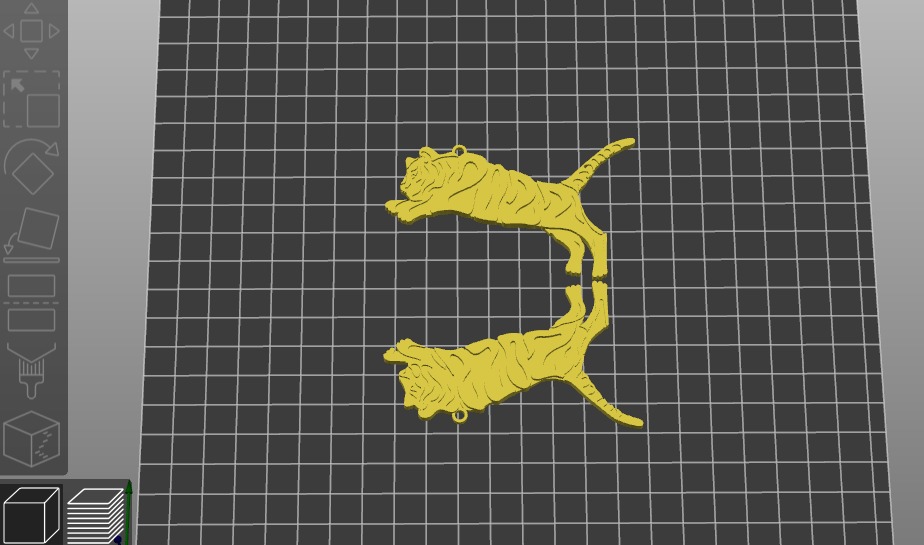 Tiger Anahtarlık veya Noel Ağacı Oyuncak. (Plastik Aparattır!!!)