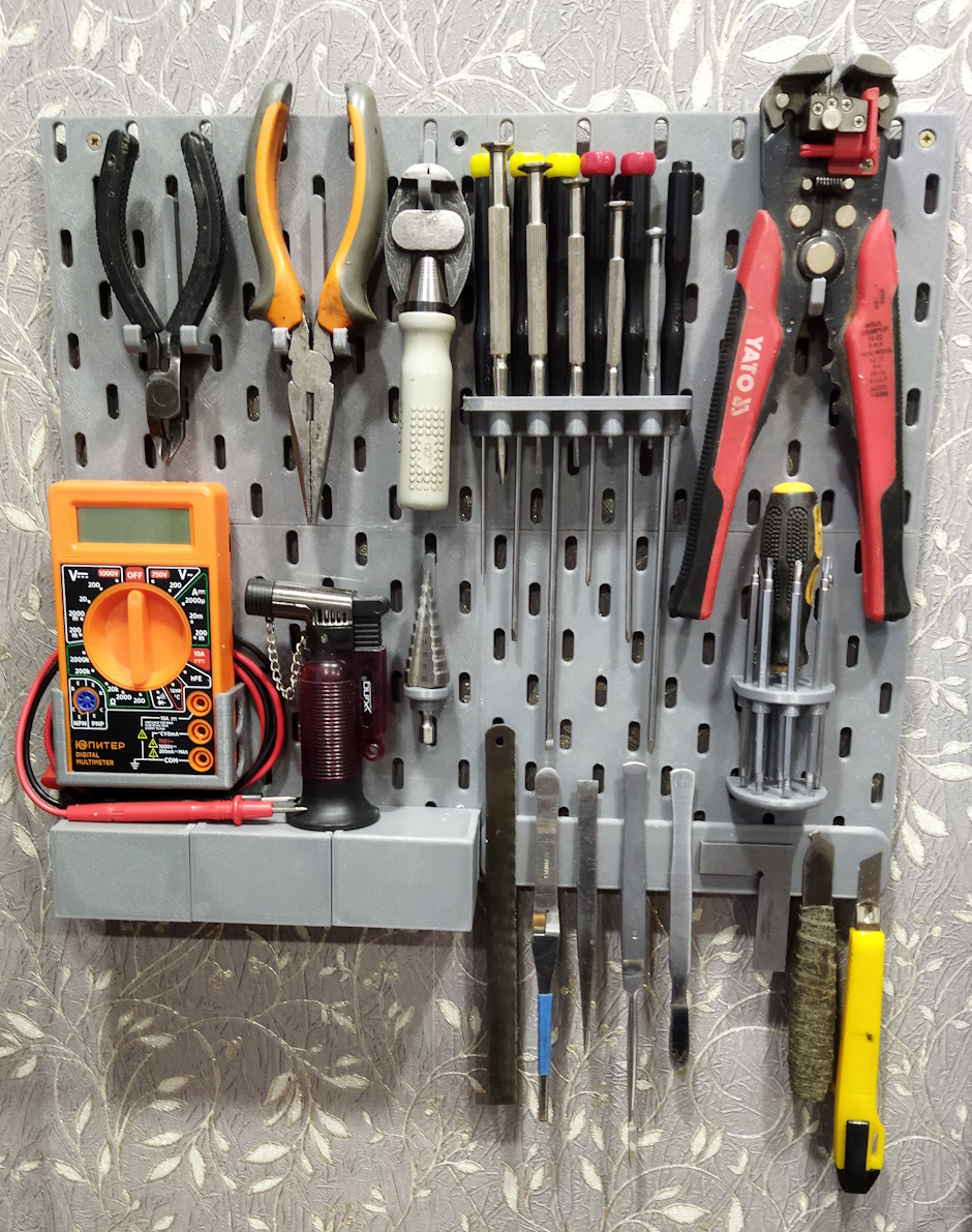 Duvar organizatörü. Devam. (Plastik Aparattır!!!)