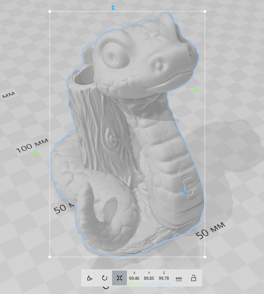 NG'ye yılan. kalemlik (Plastik Aparattır!!!)