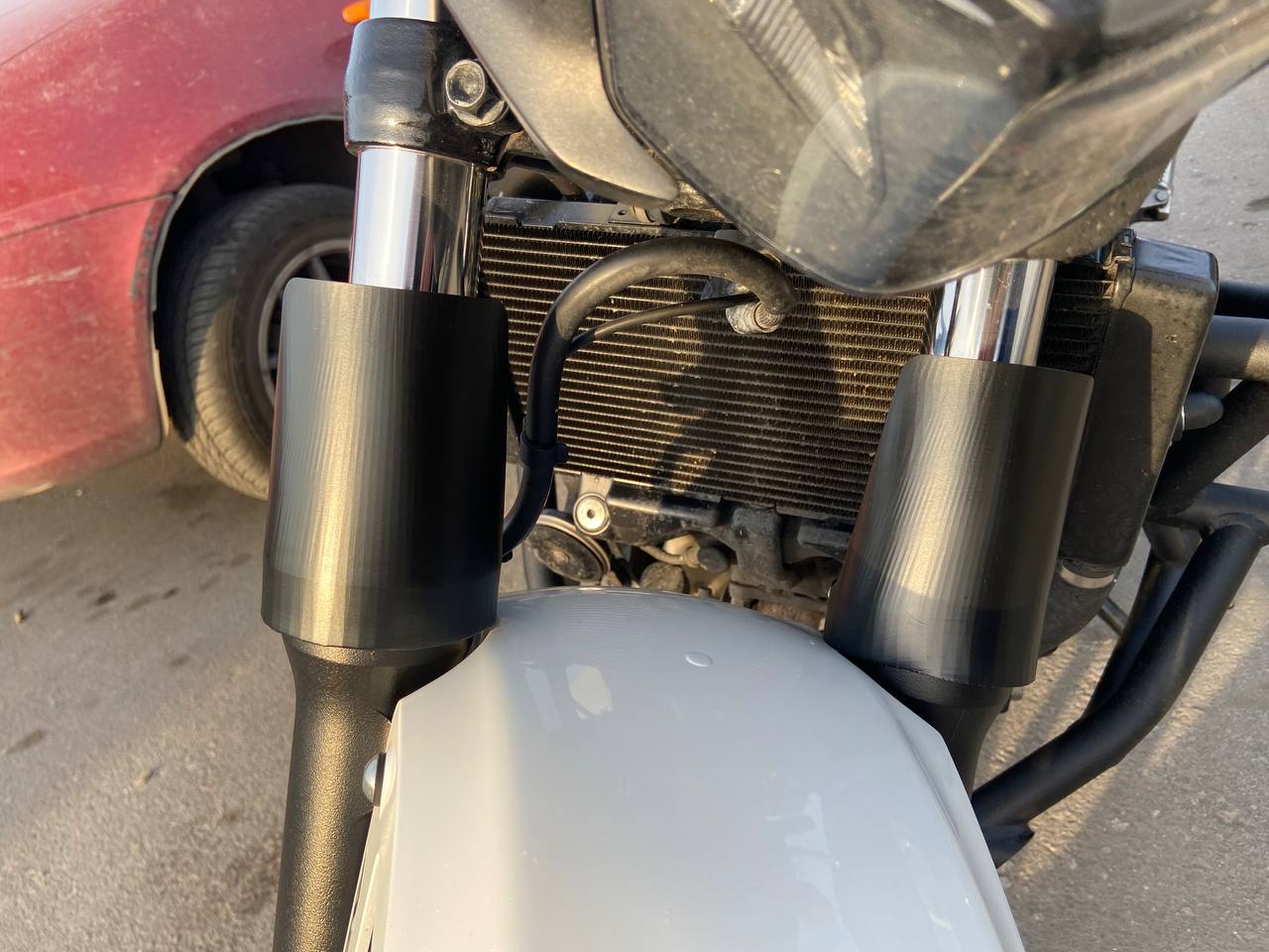 HONDA NC 750 İÇİN ÇATAL KORUMASI (Plastik Aparattır!!!)