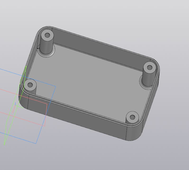Gizli vidalar için bir kapak montajı ile 100x60 mm bina (Plastik Aparattır!!!)