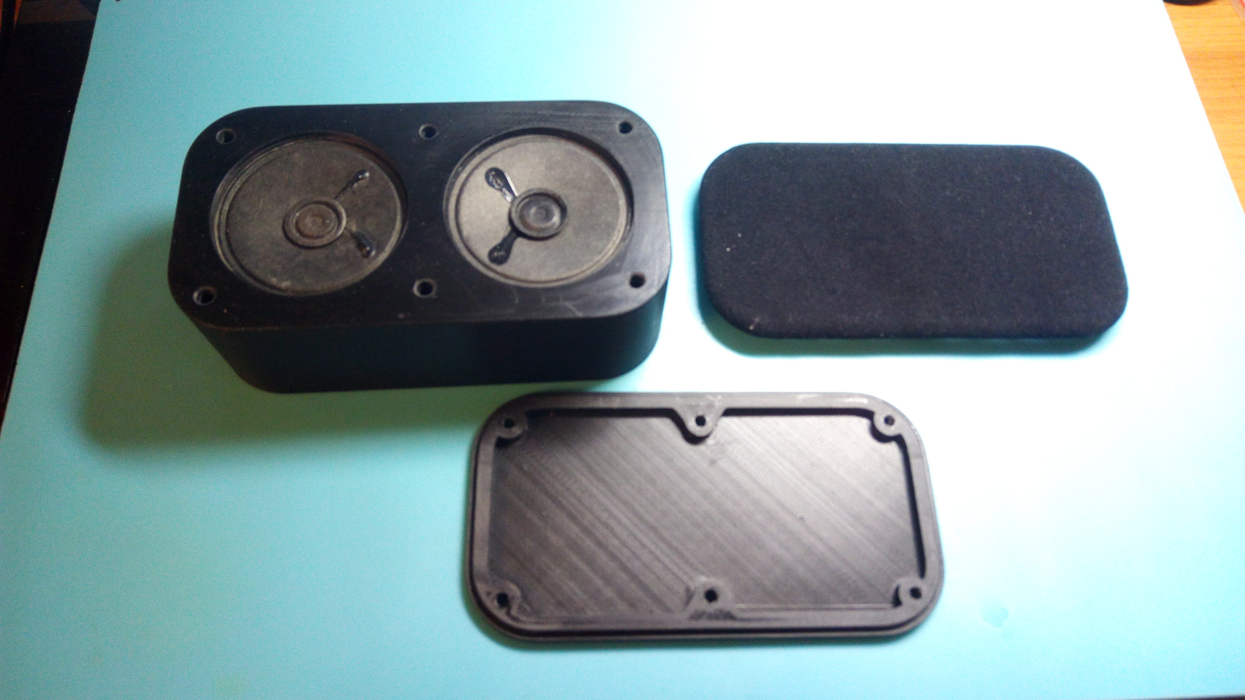 2 hoparlör için hoparlör muhafazası D58mm (Plastik Aparattır!!!)