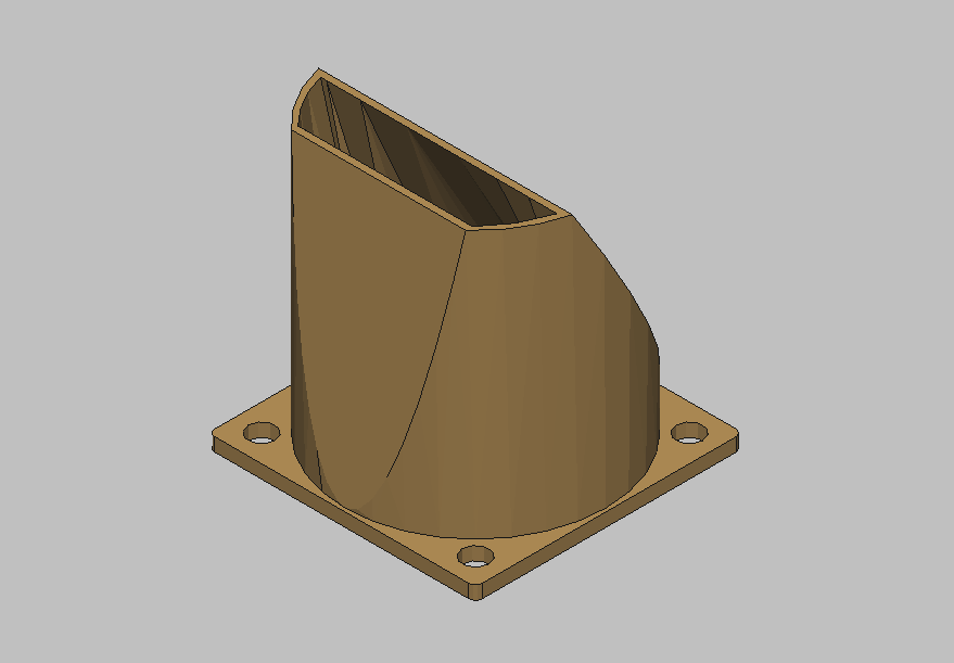 40 mm'lik bir fan üzerinde PET şişelerinden filament filament. (Plastik Aparattır!!!)