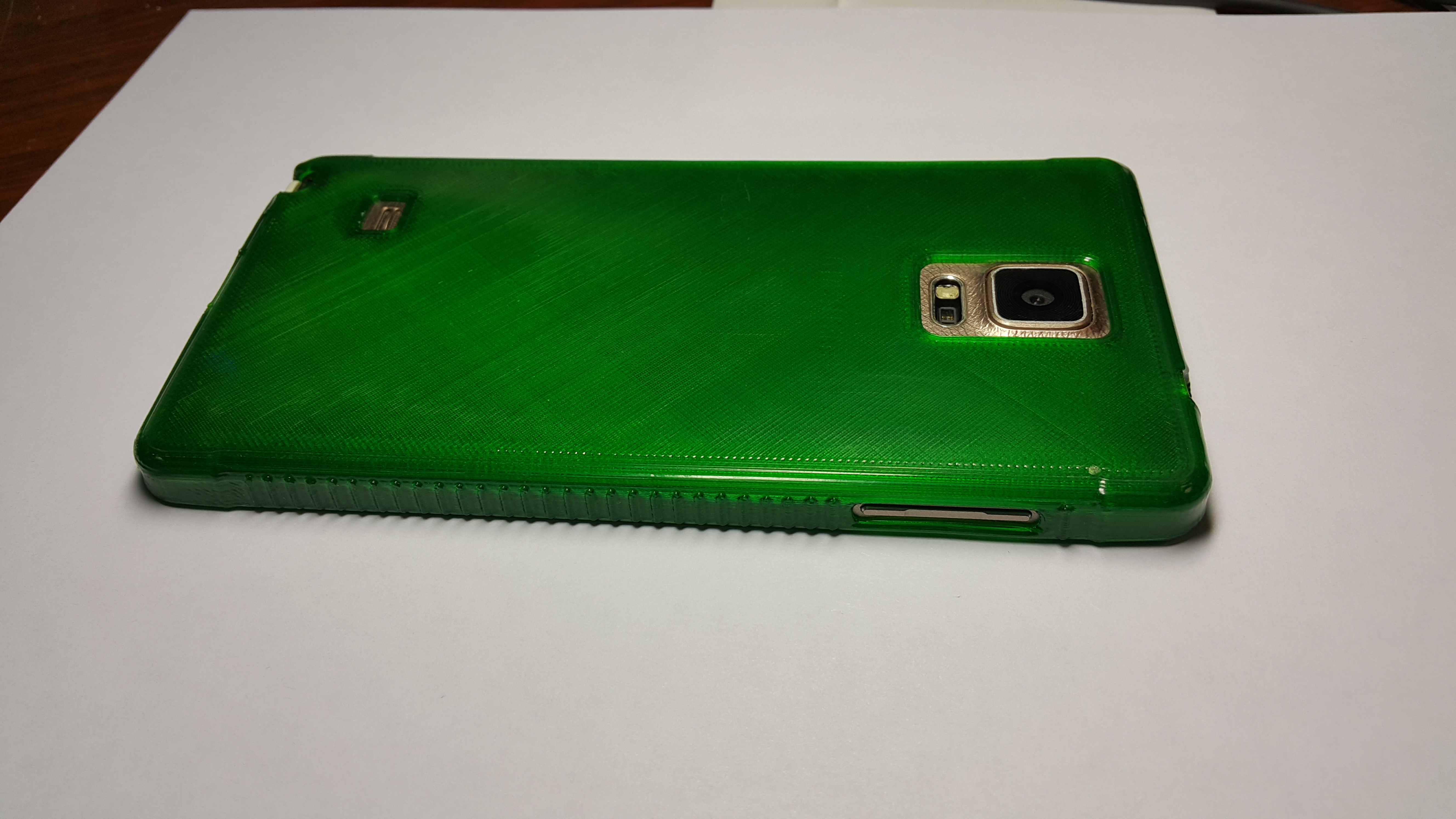 Samsung Note4 Akıllı Telefon Kapağı (Plastik Aparattır!!!)