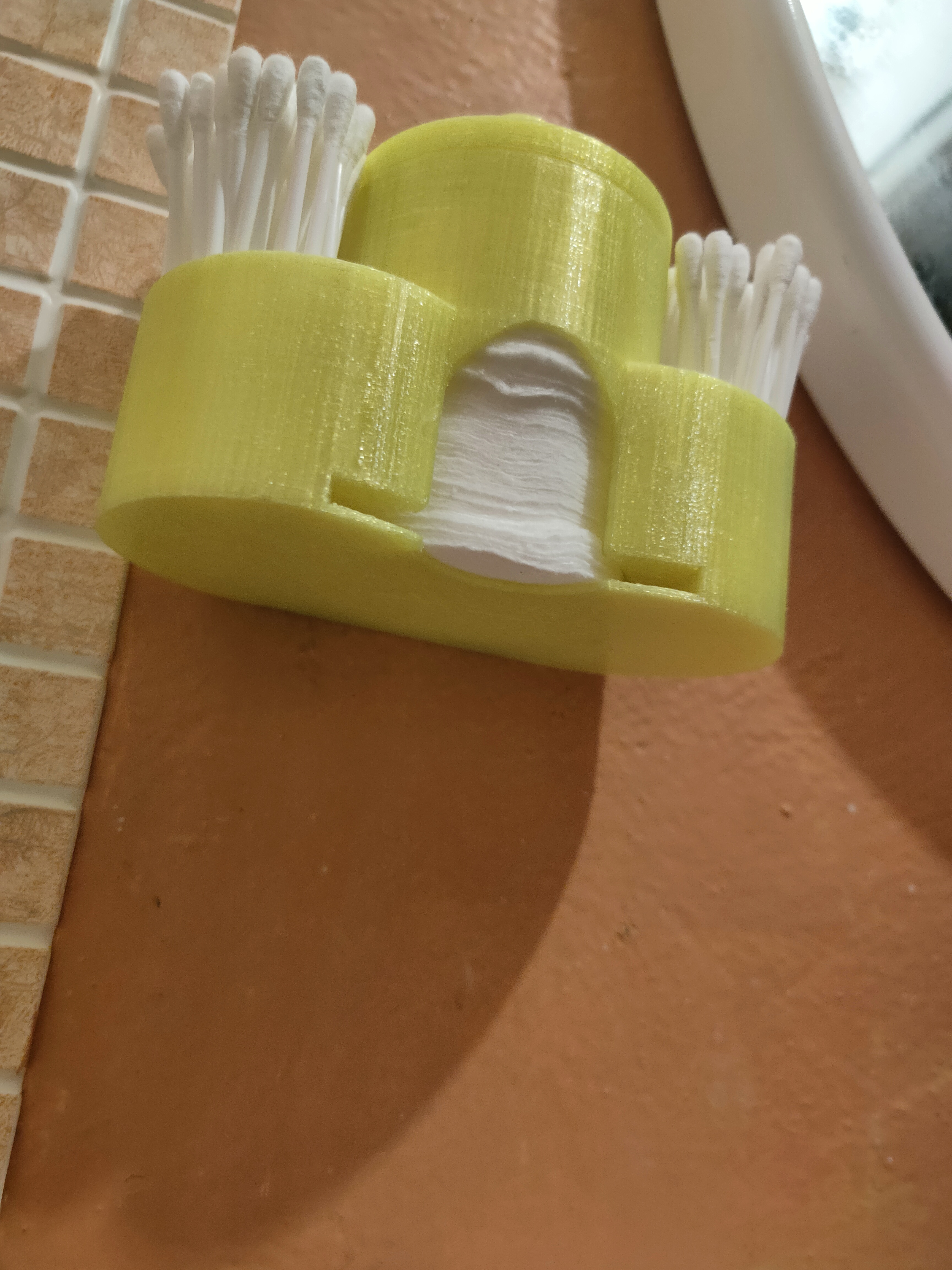 Pamuk pedler ve pamuklu çubuklar için duvar düzlemi (Plastik Aparattır!!!)