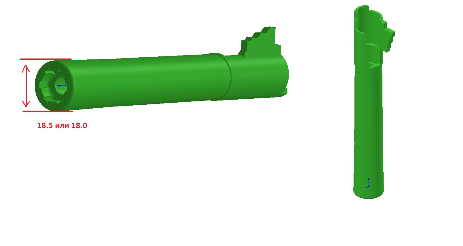 EC HI CAPA 5.1 Sabit Namlu Gövde. (Plastik Aparattır!!!)