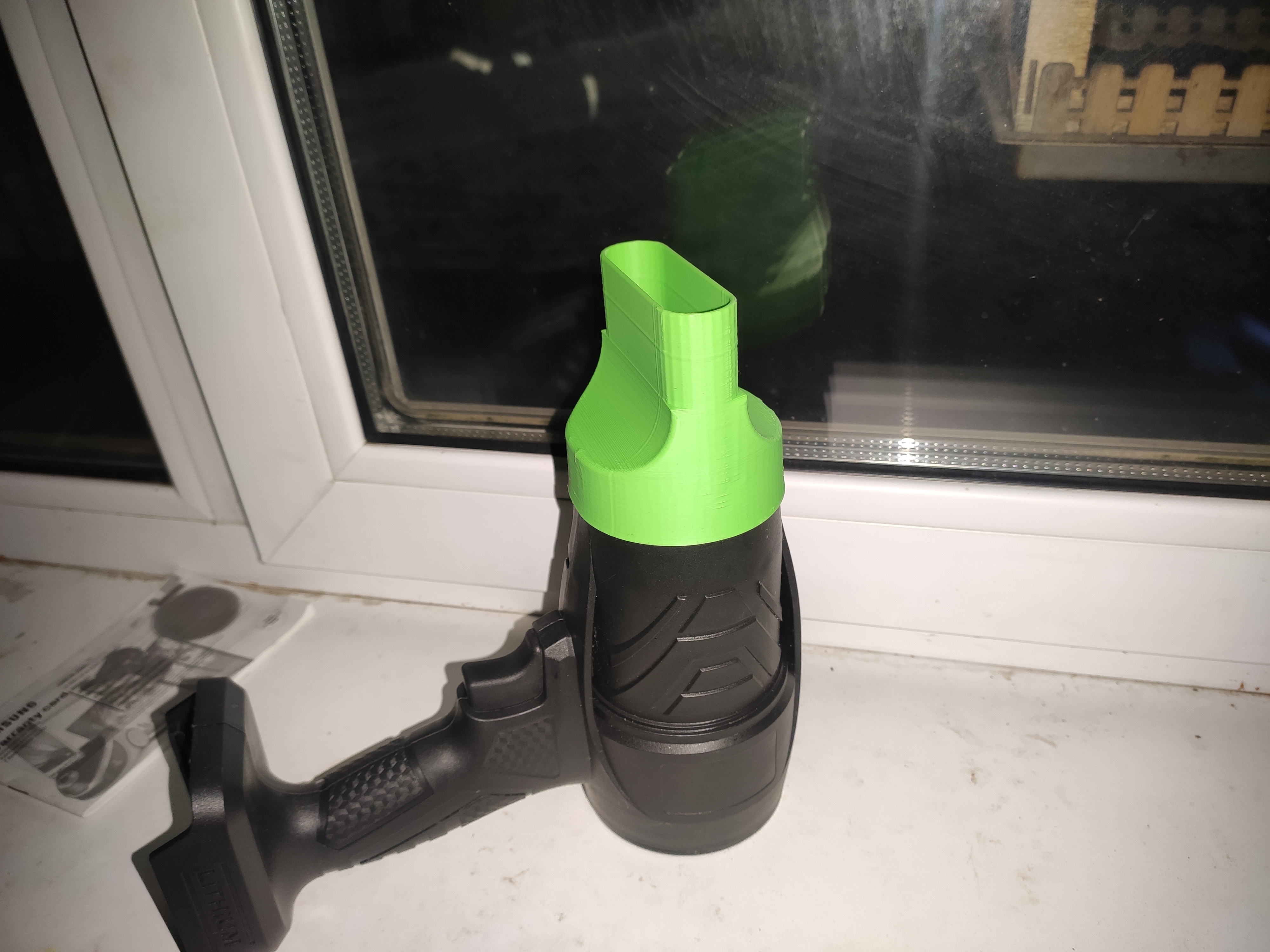 Pil üfleyici eki. (Plastik Aparattır!!!)