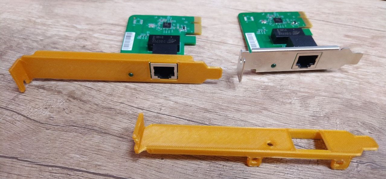 Ağ adaptörü TP-Link TG-3468 (UN) Ver.4 için uzun braket. (Plastik Aparattır!!!)