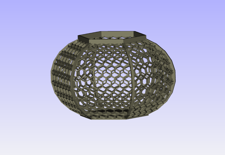 Altıgen tabut - küçük nesneler için bir vazo (Plastik Aparattır!!!)