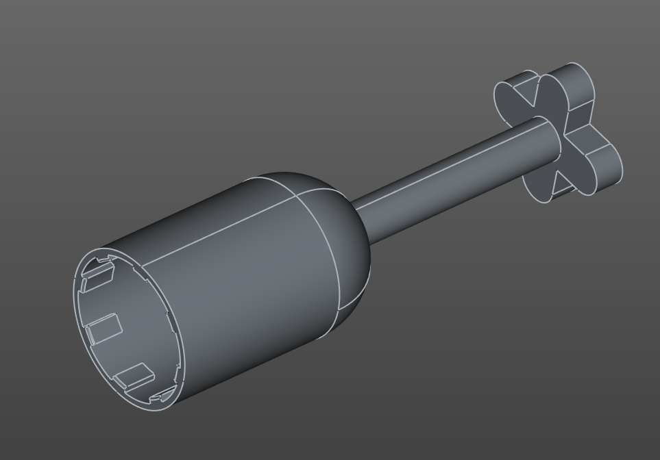 E14 kartuşunun halkası için montaj anahtarı (Plastik Aparattır!!!)