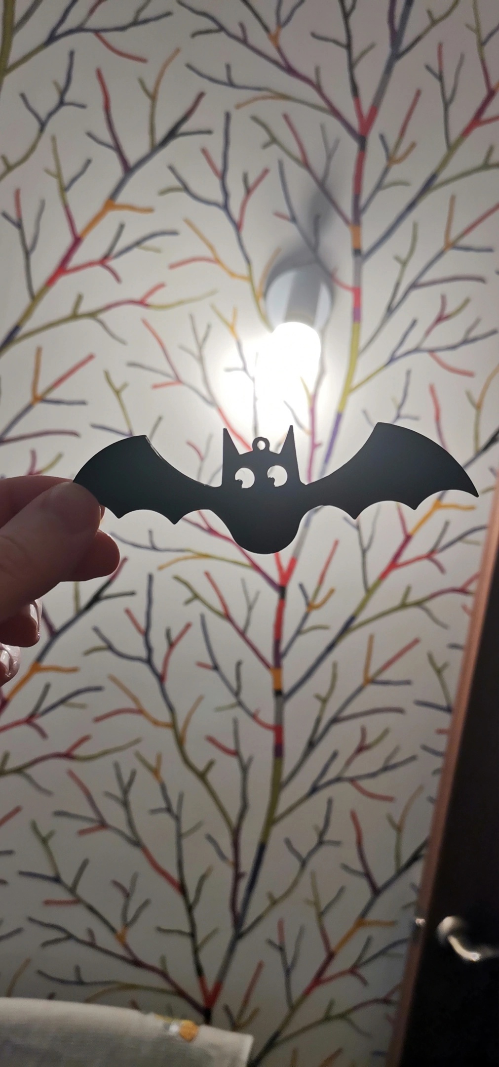 Bat Bat Mouse Cadılar Bayramı Cadılar Bayramı dekorasyonu. Askıya alınmış dekorasyon. Çelenk (Plastik Aparattır!!!)