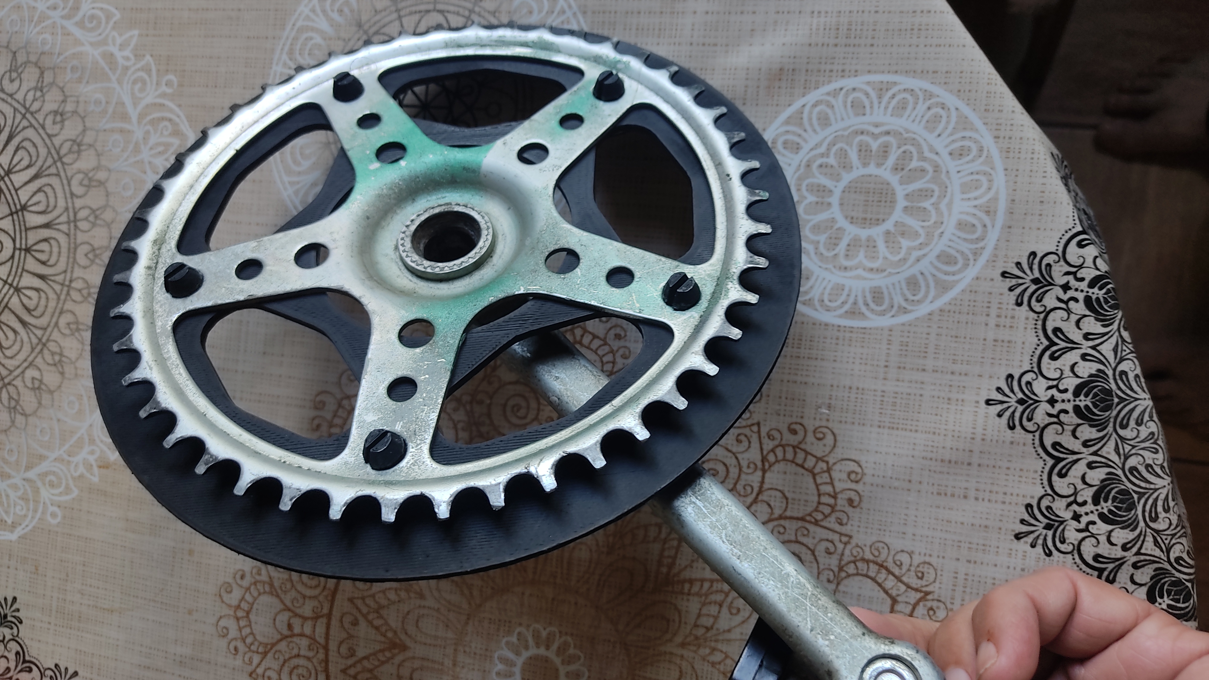 Bisiklet Zinciri Koruma 5 Işın (Plastik Aparattır!!!)