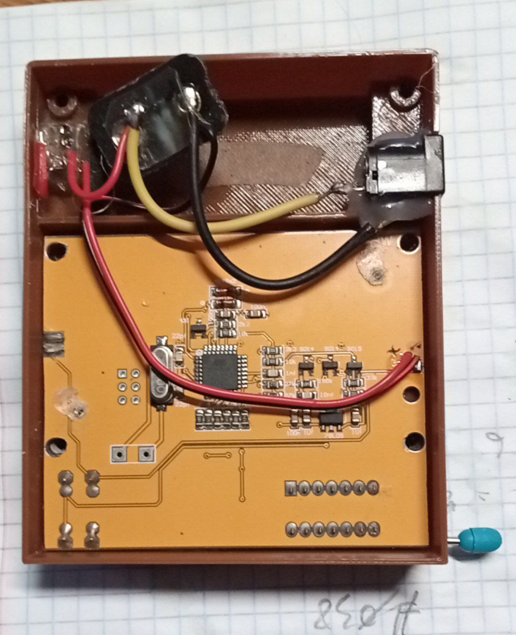 Transistör test cihazı muhafazası ESR-T4 (Plastik Aparattır!!!)