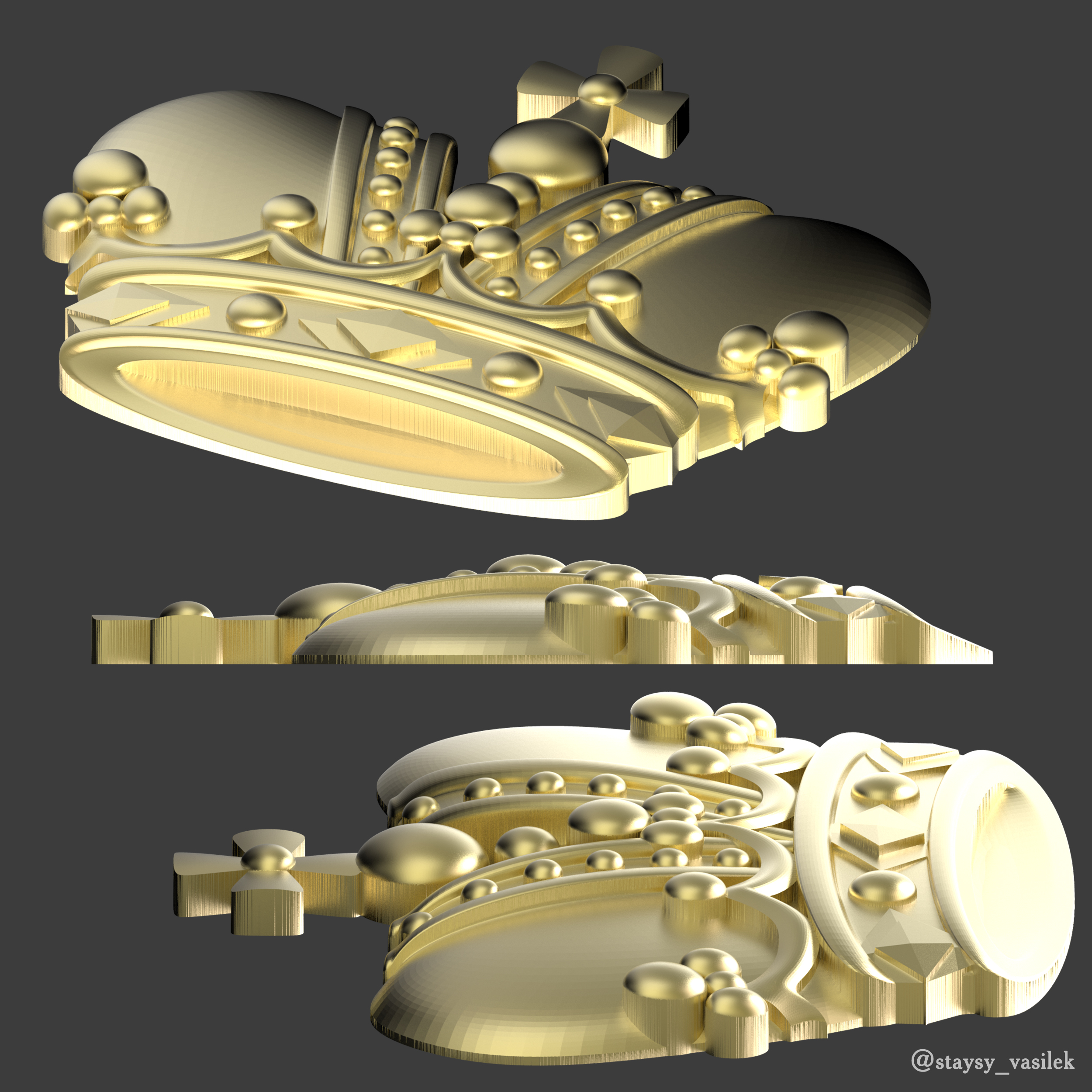 Crown / Bas -Relief (Plastik Aparattır!!!)